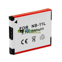 Battery Replacement for Canon NB-11L NB11L Powershot ELPH 110 HS IXUS 240HS 125HS 680mAh