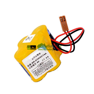 Battery Replacement for FANUC BR-2/3AGCT4A Brown ConNector