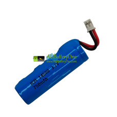 Battery Replacement for DTE ICR-14500 LUX-VI