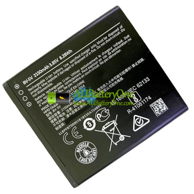 Battery Replacement for Nokia BV-5V TA-1047